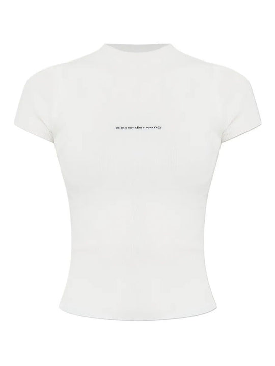 Knit Logo Baby Fit Cotton T-Shirt