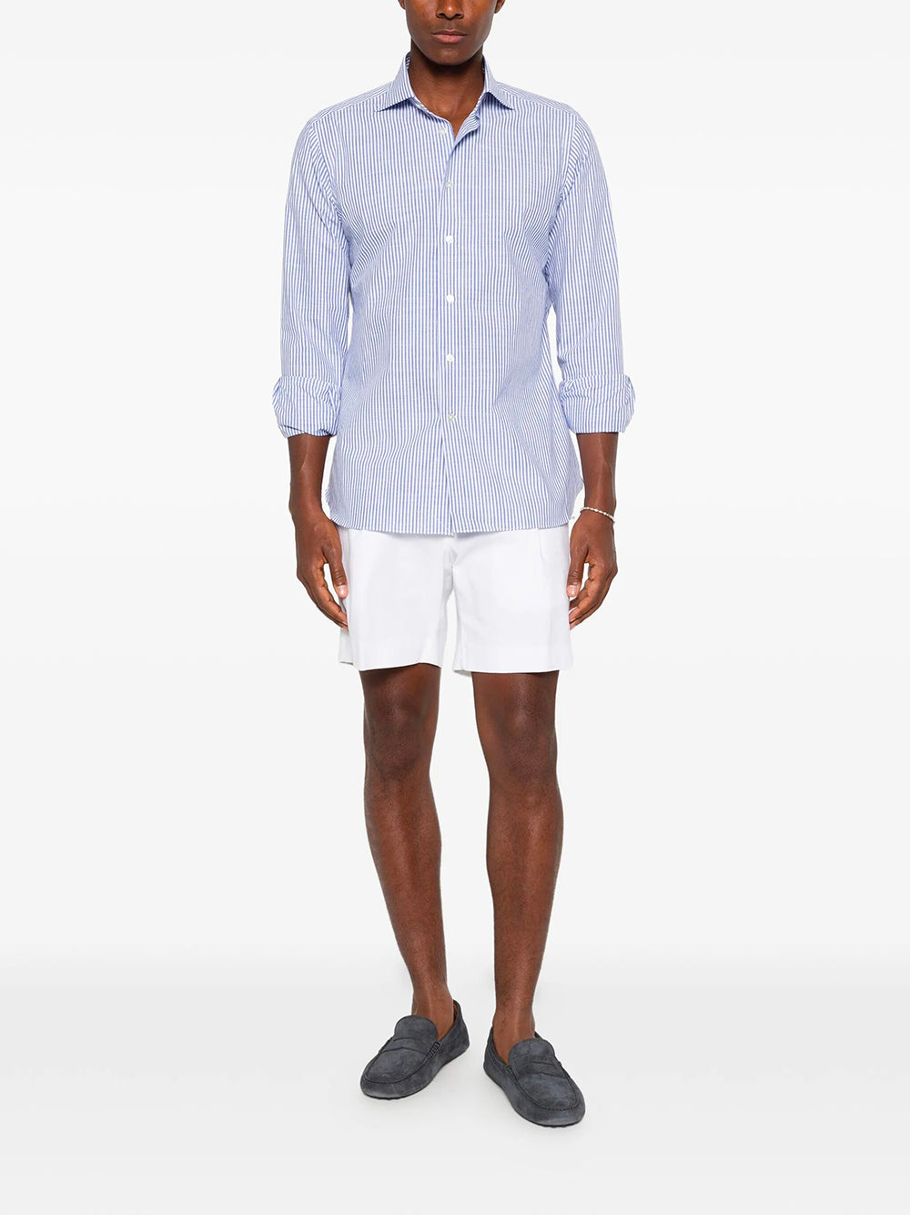 Borriello CAMICIA - Blue | 71ffc505d605731b5d8be457b1af21901ddc0fd1