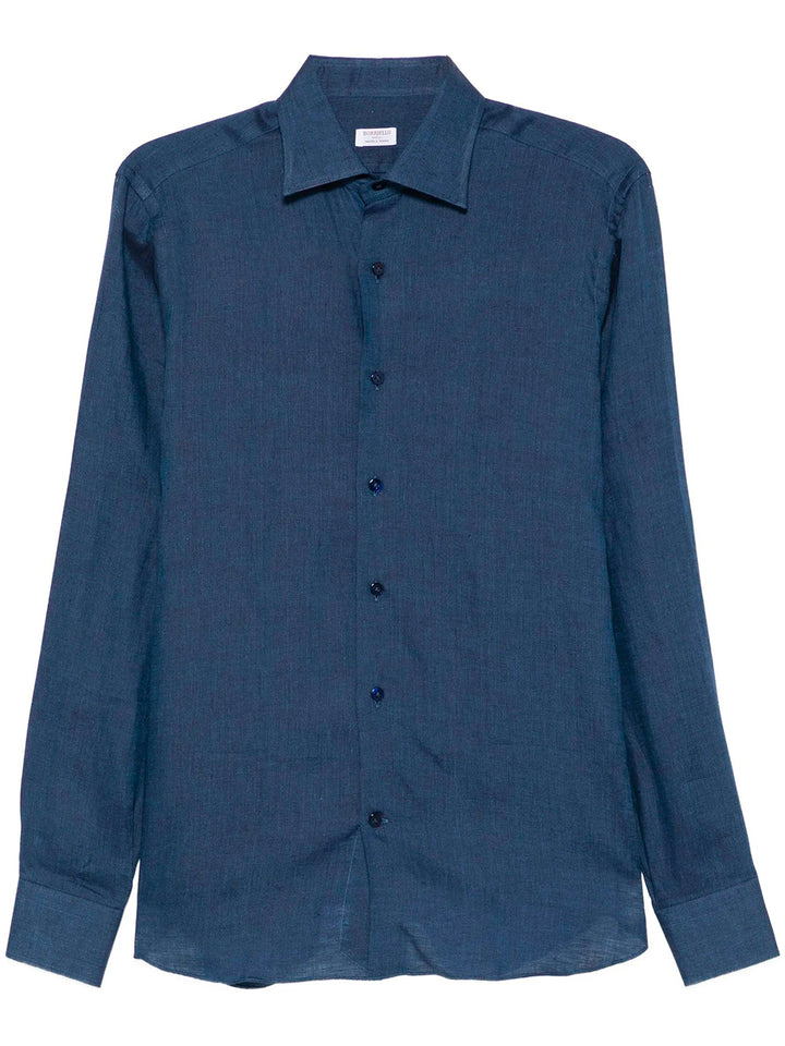 Borriello CAMICIA - Blue | 1dcf621ad2f136cfc55defa7974f962b789edd88