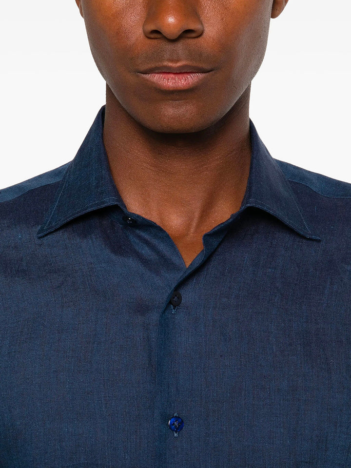Borriello CAMICIA - Blue | 1582d15c588c3de1b263ed036450ea452a604059