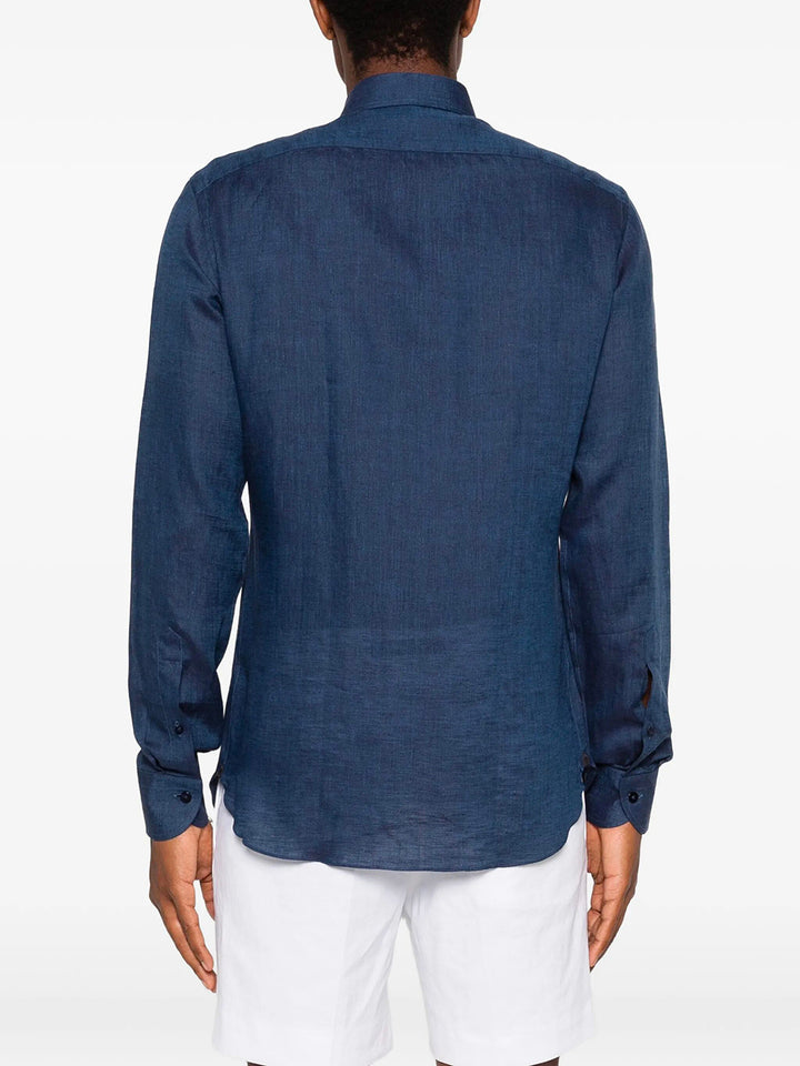 Borriello CAMICIA - Blue | 1af253eded1fb235e547edf71d42d2c523fd119d