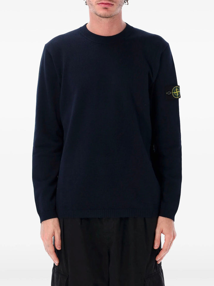 Stone Island Round neck - Blue | 76d6ced2d83f433d2135fd4dd7bf048bfc0d2864