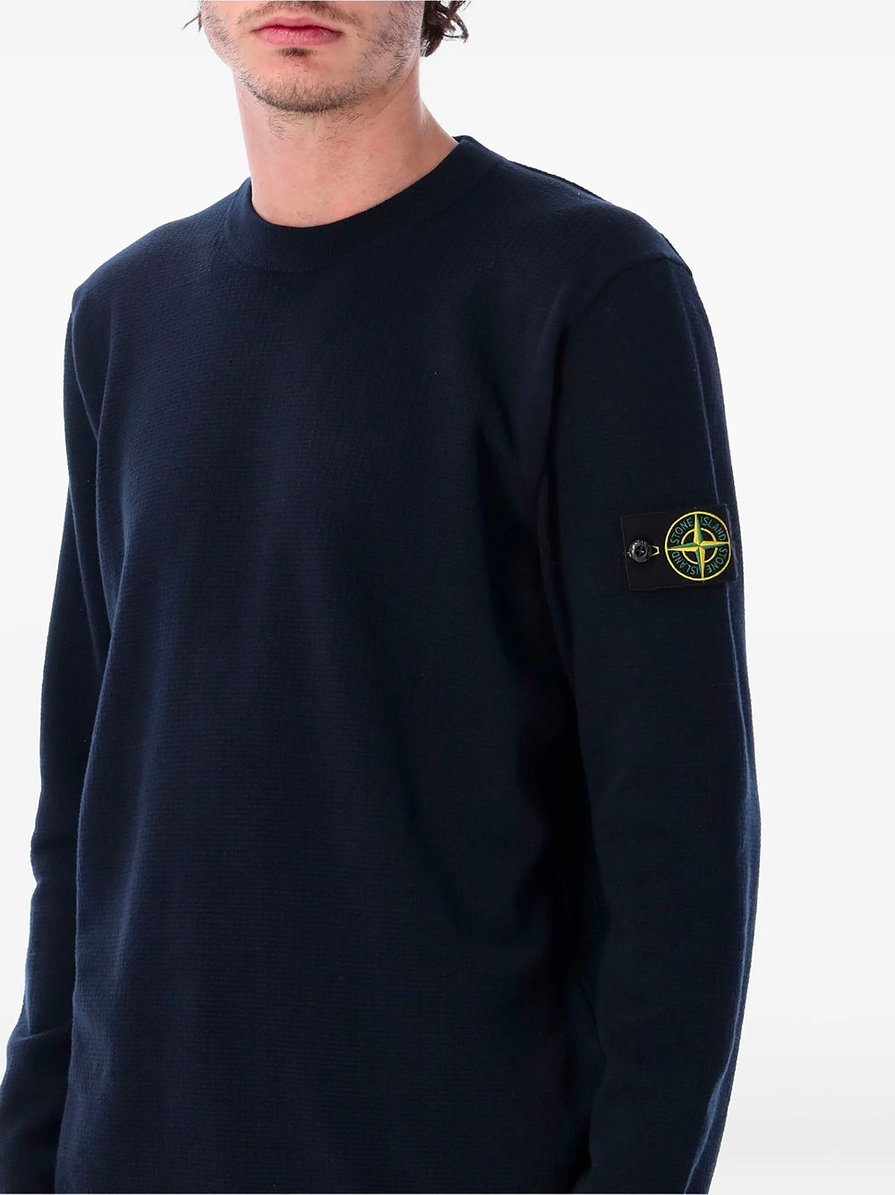 Stone Island Round neck - Blue | 7697e0257442038132d84d0a558f56c82627188b