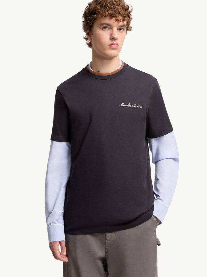 Moncler T-shirts - Blue | 51ec7d925b3421f1e8e4cfc79b2f915e2301eeb5