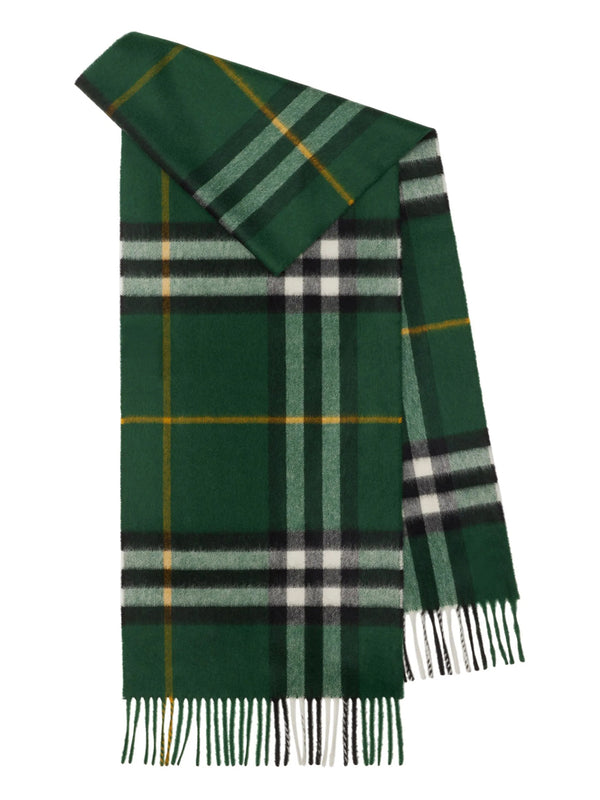 Check Cashmere Scarf