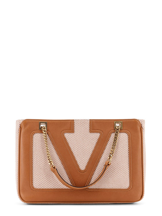 Valentino Garavani Viva Superstar Canvas Shoulder Bag