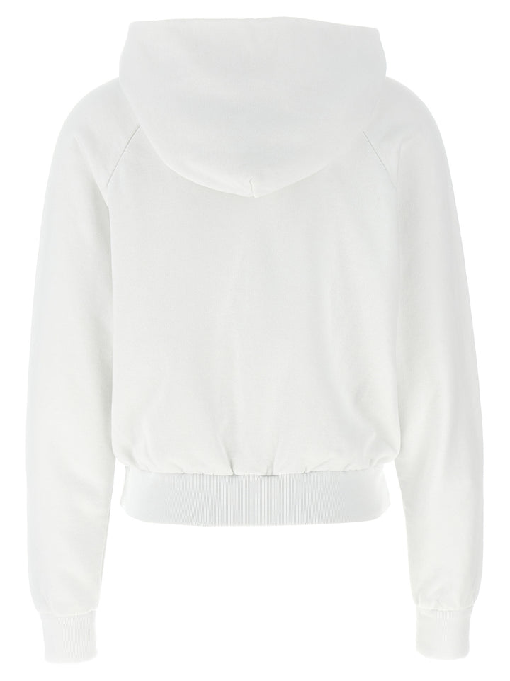 Prada Vintage Hoodie Sweatshirt - White | 8d9075592468a294c4e8b5e347f6f7494f617c51