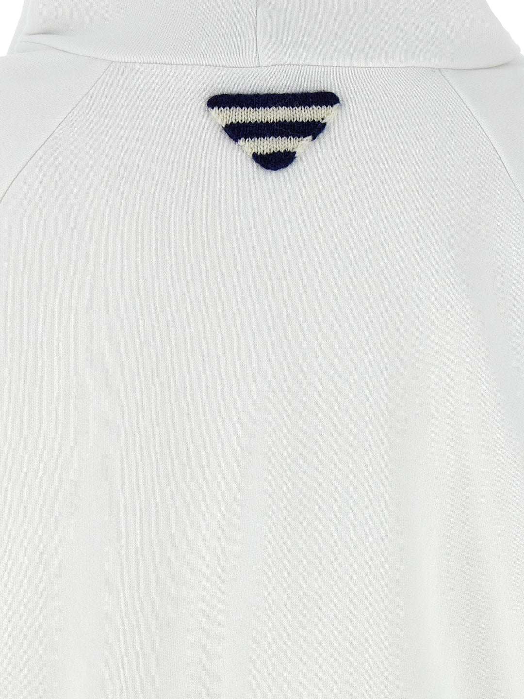 Prada Vintage Hoodie Sweatshirt - White | 91624433aaa03ff852523993df967ad8b0cdf203