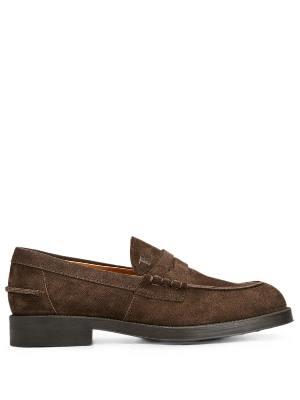 Suede Penny Loafers