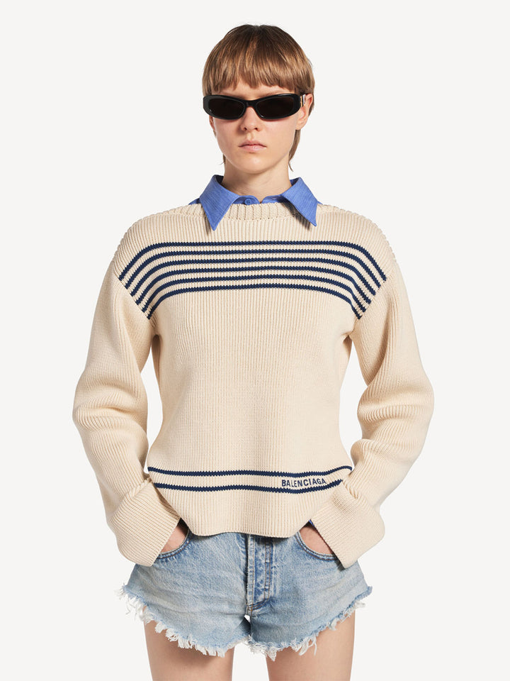 Balenciaga Pullover - Nude & Neutrals | 990b732f1e8e7d3879050bbe9b0fac1d34ac2f73
