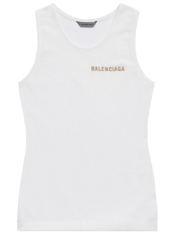 Tank Top In Light Knit Cotton