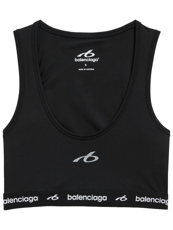 Techwear Bra Tank Top In Technical Fabric
