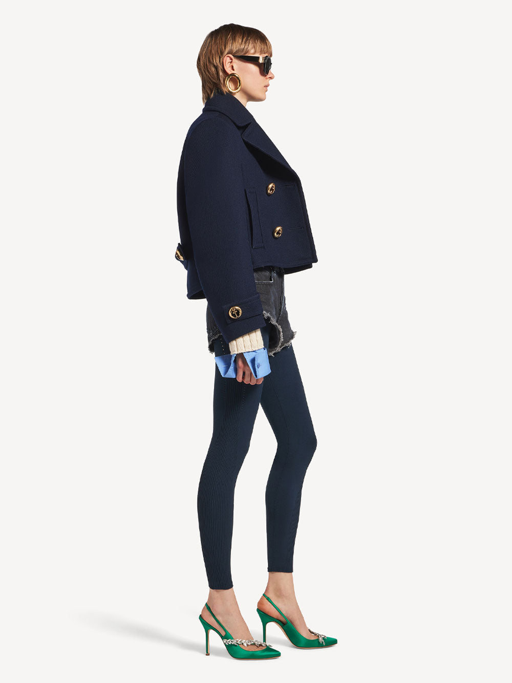 Balenciaga Double breasted & peacoat - Blue | cd3f31fa9076c23760c39216200f4c835450515e