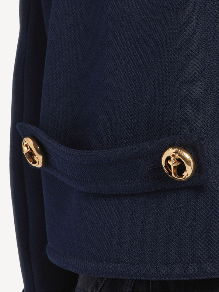 Balenciaga Double breasted & peacoat - Blue | 6bc232f86347cdbf24d71f052b83ea07d3a055fb