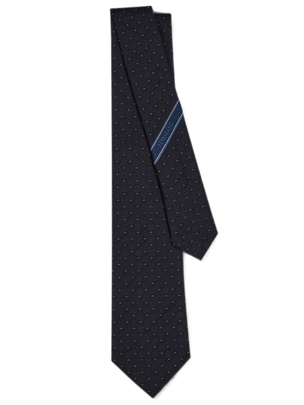 Gancini Silk Jacquard Tie