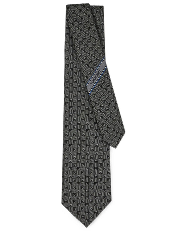 Ferragamo Ties - Grey | feb7df42f4ac9825d5ca464d0dfd95f25ef60992