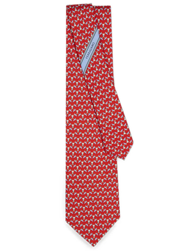Club Print Silk Tie