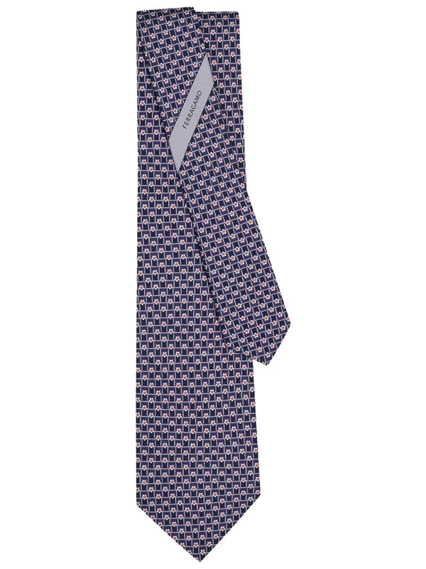 Tournament Print Silk Tie