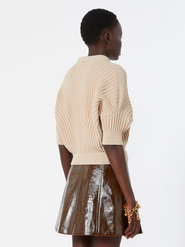 Sportmax MAGLIA - Nude & Neutrals | 5e3fe5c829ffc5fed58ad4d4746be53a26111df9
