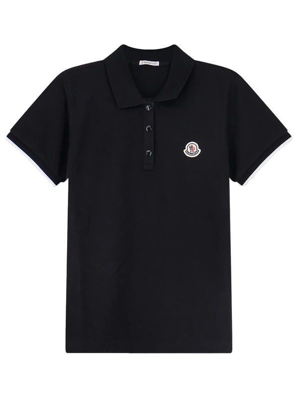 PiquÉ Polo Shirt With Logo Patch