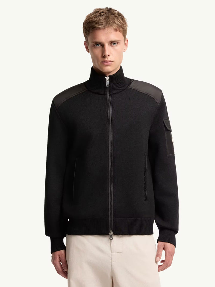 Moncler Cardigan - Black | ca376395d2f66c95823080a9b51ed22f758873f3