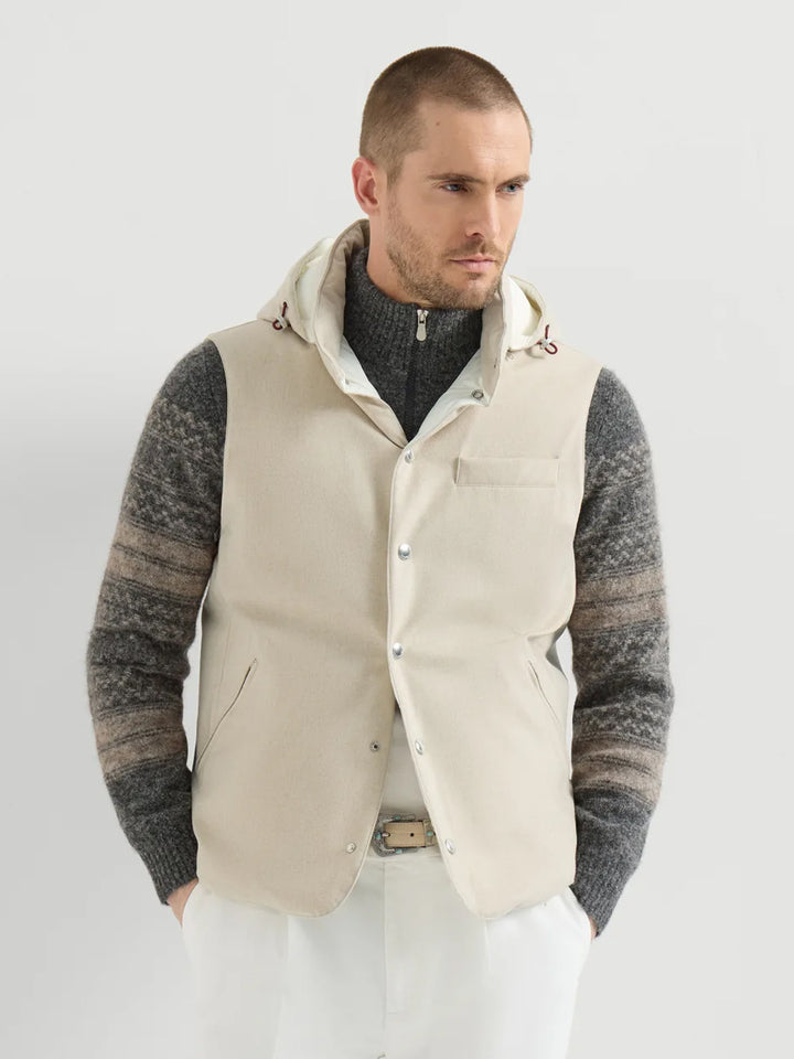 Brunello Cucinelli Down jackets - Nude & Neutrals | e16e3b56b90220b1677cf86a5037bf9feaccaf61