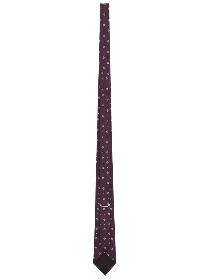 Saint Laurent Paris Ties - Red | 4eb5f92c2cfabdc84f8639439bf6055685b2bb5e