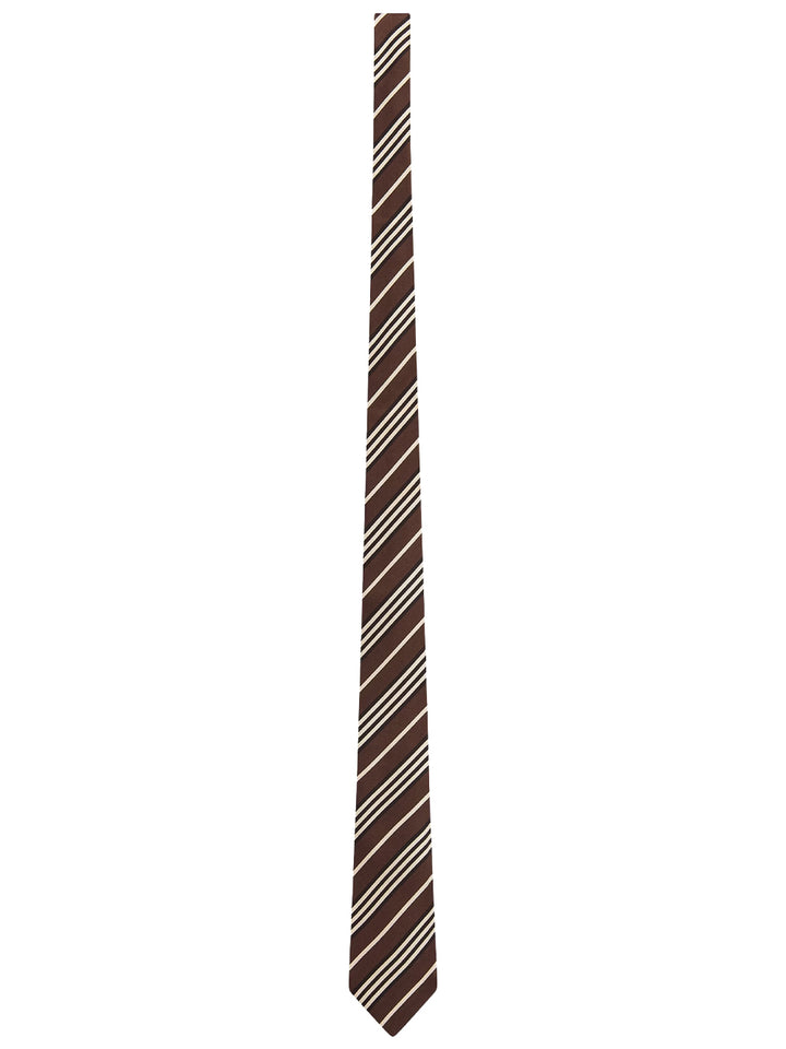 Saint Laurent Paris Ties - Brown | e9797c7638cd000674ec687c756b9ea16241b5d6