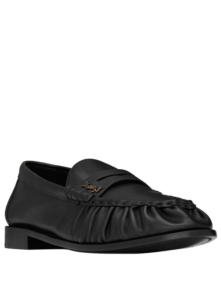 Saint Laurent Paris Loafers - Black | 473a3f455546c970d4af1abecca553706a4f6227