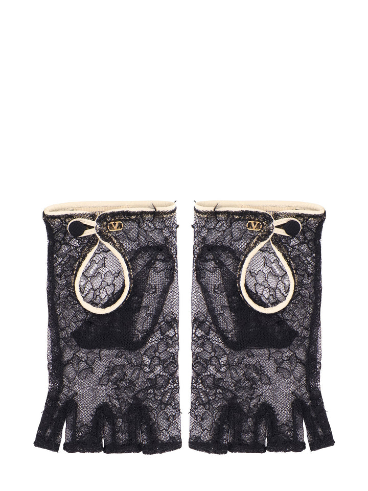 Valentino Garavani Gloves - NERO/BURRO/ORO | 4af680b5bd496b46d768a4d89fc3f89c3fbbf07f
