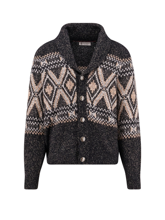 Wool, Silk And Cashmere Cardigan