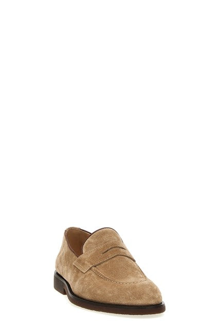 Suede Loafers Brown