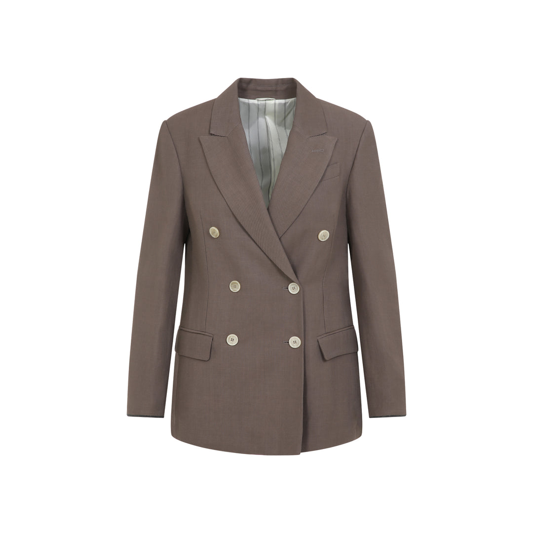 Brunello Cucinelli Jackets - Brown | bbd934a253a38c396018f2fa69d698620093660e