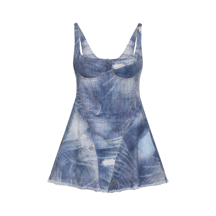 Roberto Cavalli Mini dresses - Blue | b71b3dc6a143ff60d486f427d9a90d14f8d3a24b