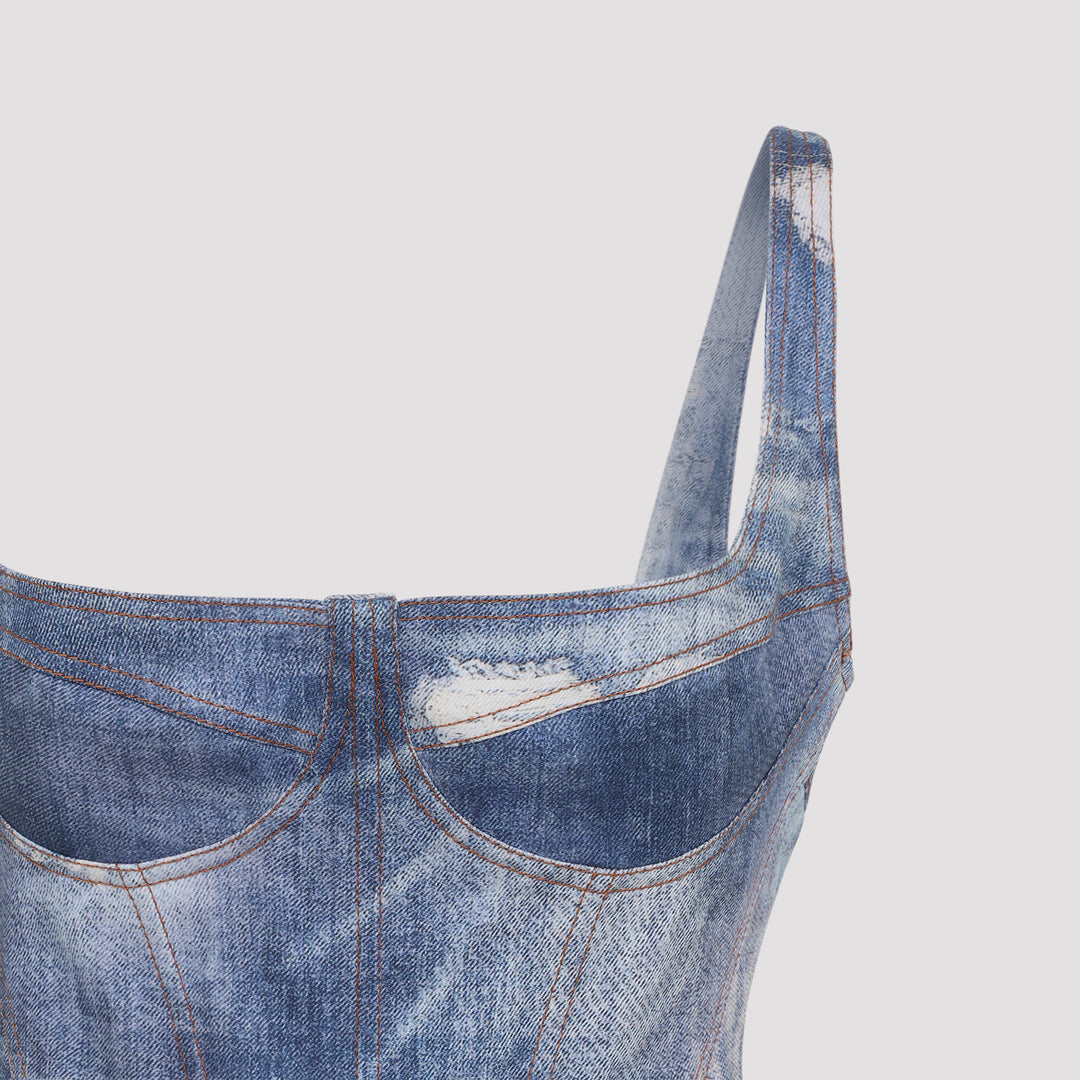 Roberto Cavalli Mini dresses - Blue | eb6304166de2477af203a3b37f2338f5c3f464bb