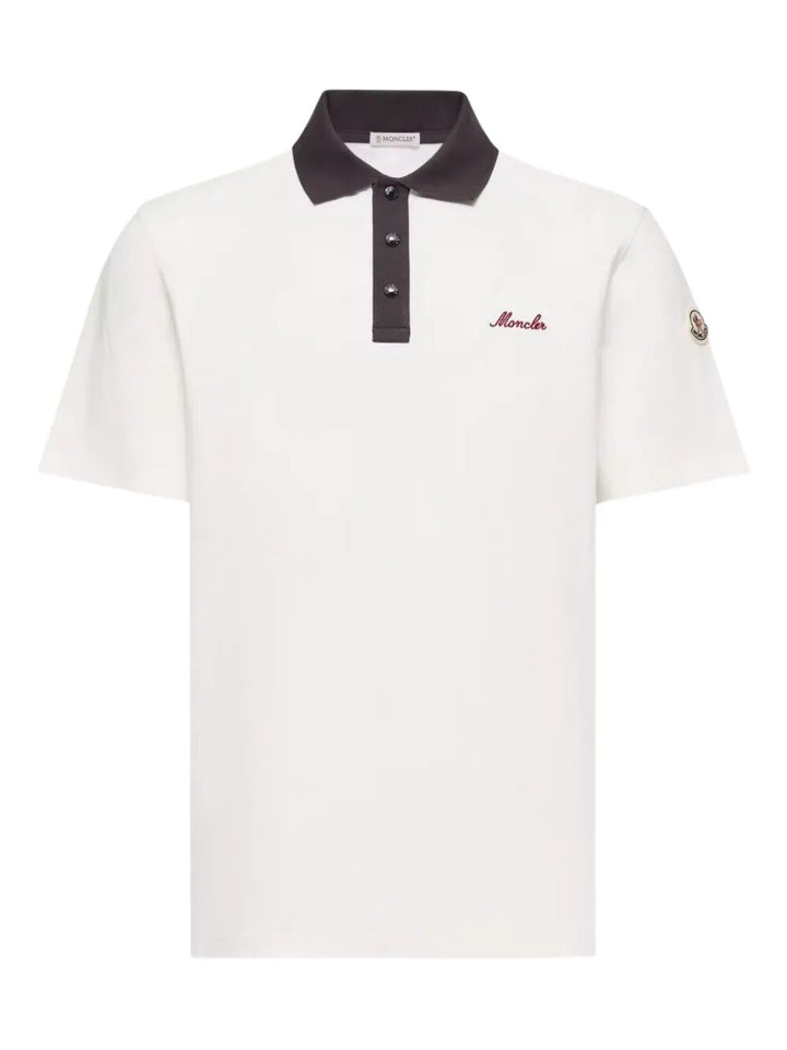 Moncler Polo - White | e6be3827d12ee2b1ee221c35910b16dadc381d5f