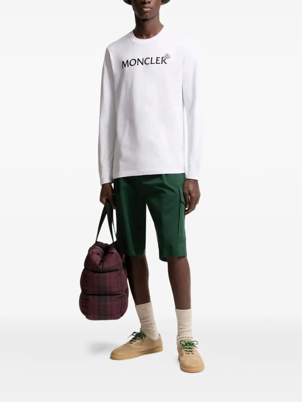 Moncler Round neck - White | 45cc185bbced83454f88adcd528aa493c2cdd79f