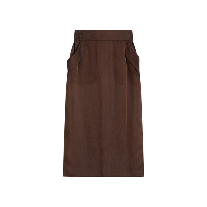Saint Laurent Midi skirts - Brown | 274306cae746daa9eba59b5cb74b90af4b60b3e7