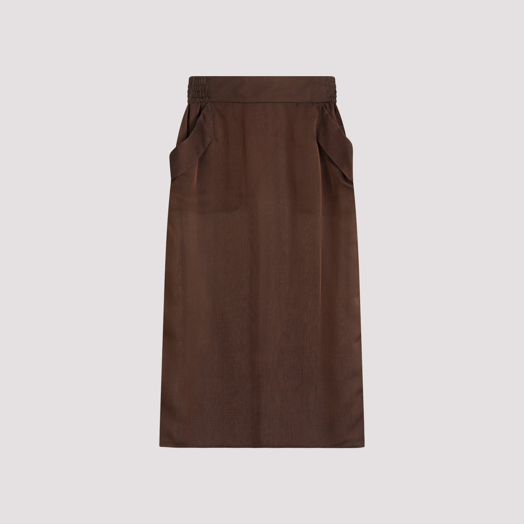 Saint Laurent Midi skirts - Brown | 79452b53fa88f030594d5f1a1e73057882a385ea