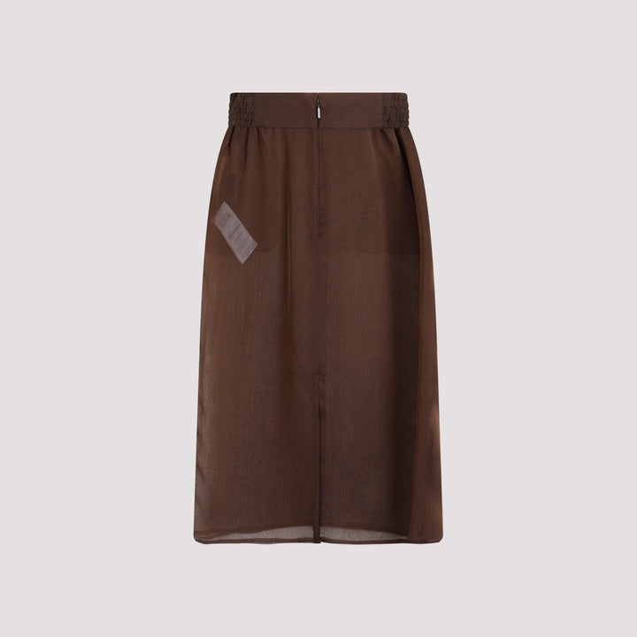 Saint Laurent Midi skirts - Brown | 7bdc8298b2854ce9083a99d0de2cc7041c0e04cf