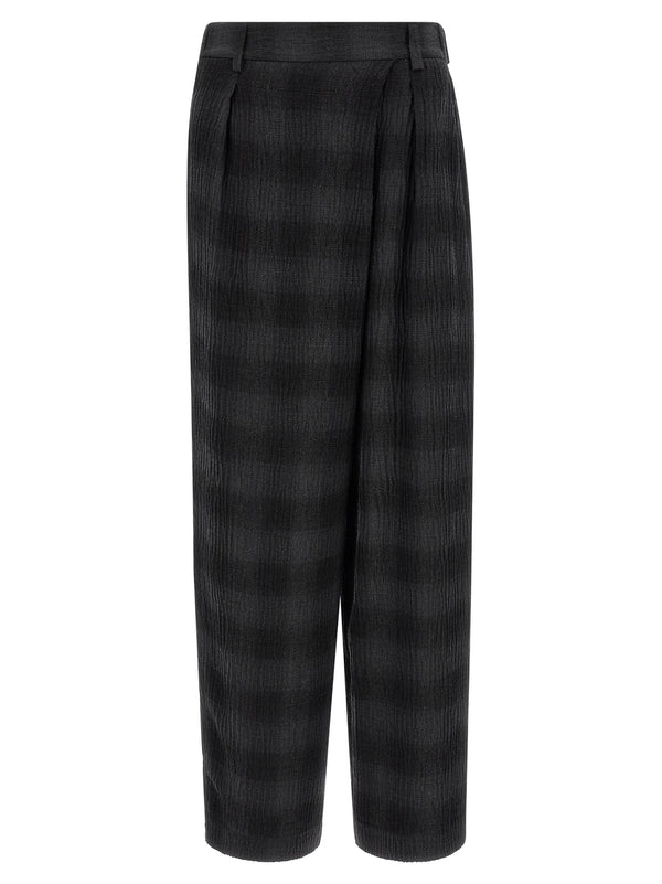 Check Pants Gray