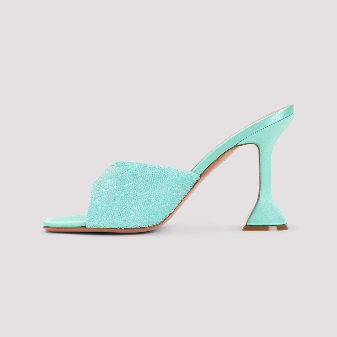 Amina Muaddi Sandals - Green | 4d685c3f9c175635cbceeab4b147ca843505c5f4