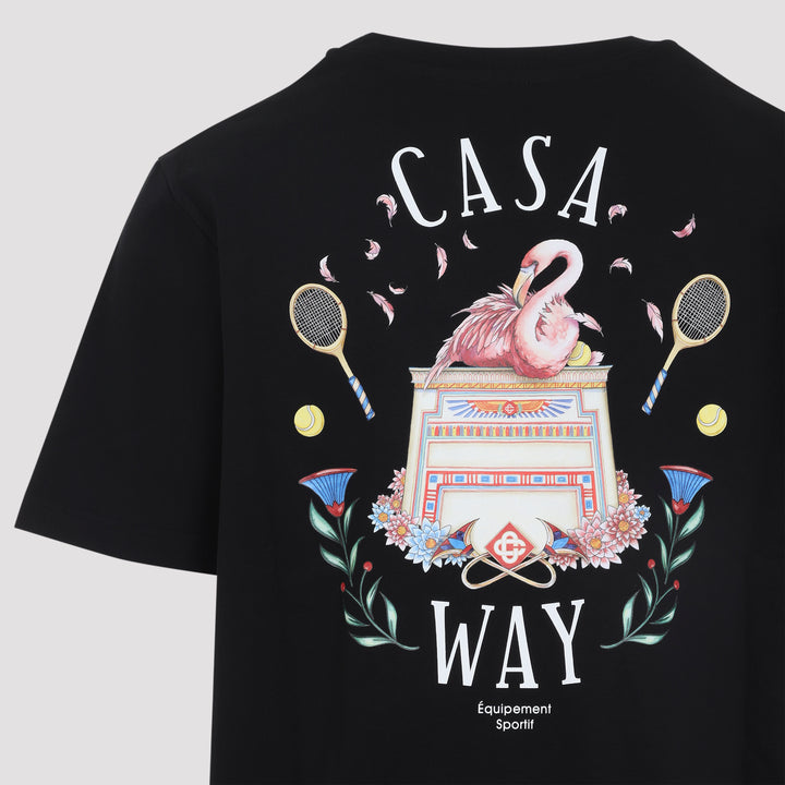 Casablanca T-shirts - Black | 4444d186fb4753f3ceed088fd6eb0a435cfdb1f1