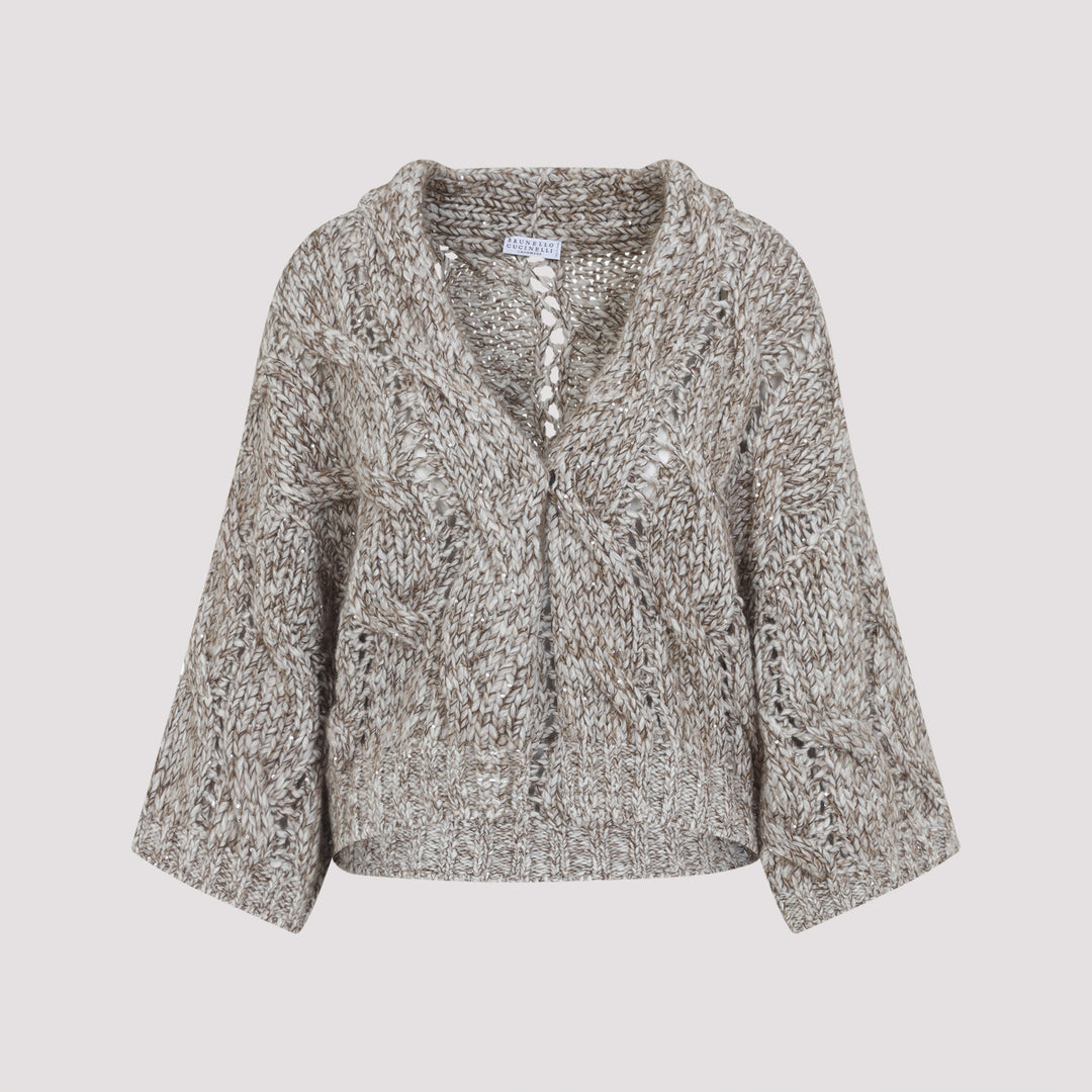 Brunello Cucinelli Cardigan - Brown | 0564088b1d79f58110d177ca2d0f6ac817ac28e1