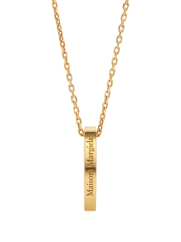Logo Ring Pendant Necklace