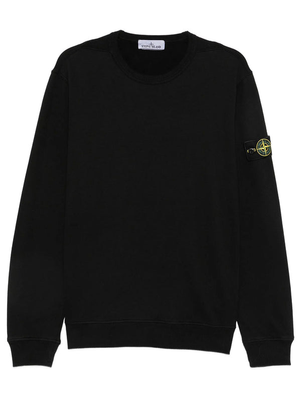 Crew Neck Cotton Jersey Sweatshirt