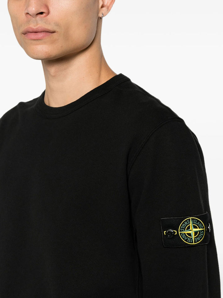 Stone Island Round neck - Black | 3982fd8401d5e928f7e33877c9effcebfebf5f49