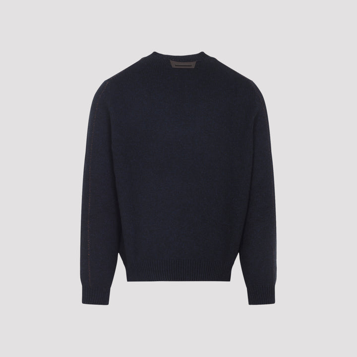 Berluti Pullover - Blue | c202881bf001bf28b54a210a985c30616fdfd517