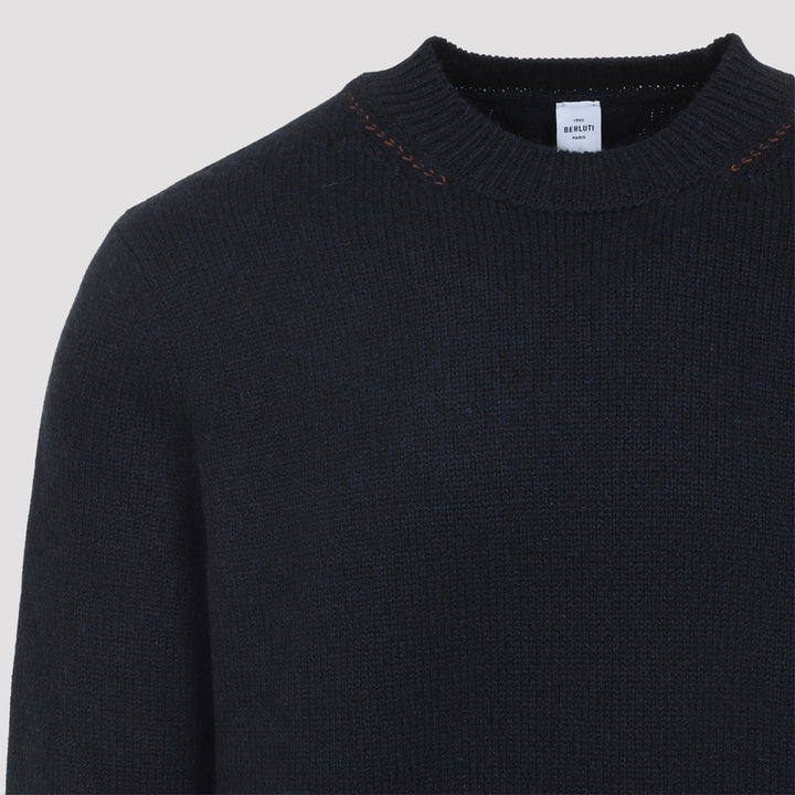 Berluti Pullover - Blue | c811095680750b9456578989b8be50b0ba1cccd2