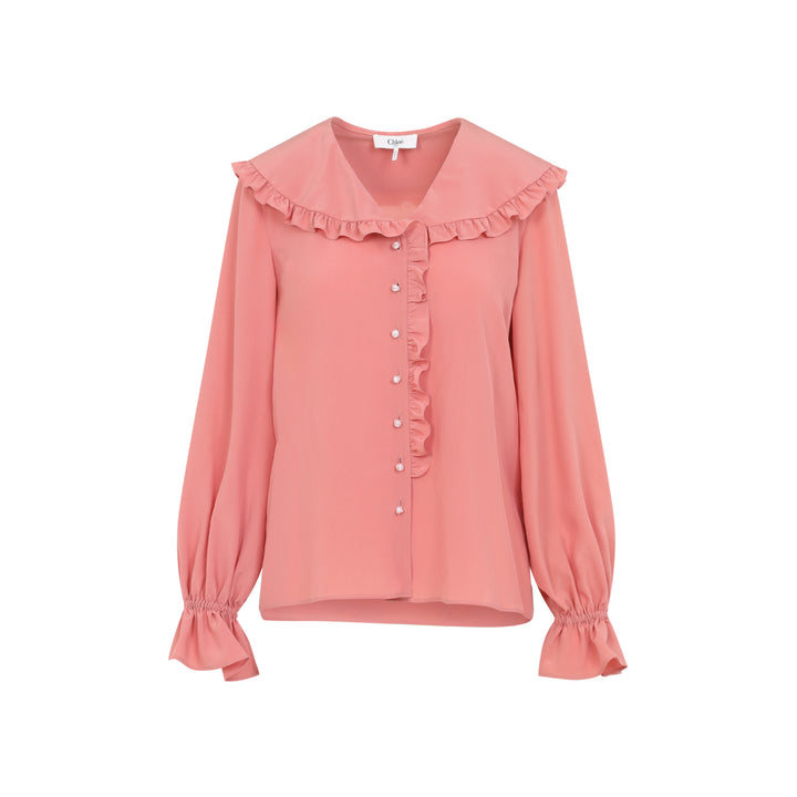 Chloe Blouse - Pink & Purple | e899edb7e241c90f6f421e4f48881aaf4e861cce